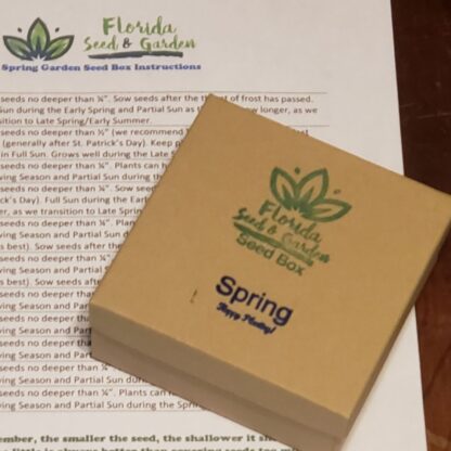 Florida Seed Box (Spring)
